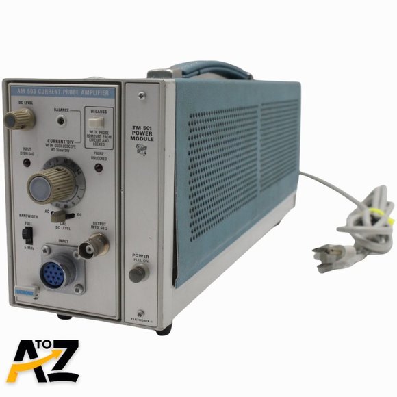 Tektronix TM 501 Power Module with AM503 Current Probe Amplifier Working - Picture 3 of 11